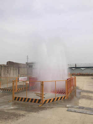 池州青阳石长寿区工地围墙喷淋系统冲洗平台,滁州工地冲洗设备